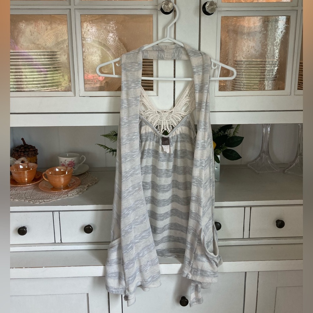 Lace Vest Cardigan
